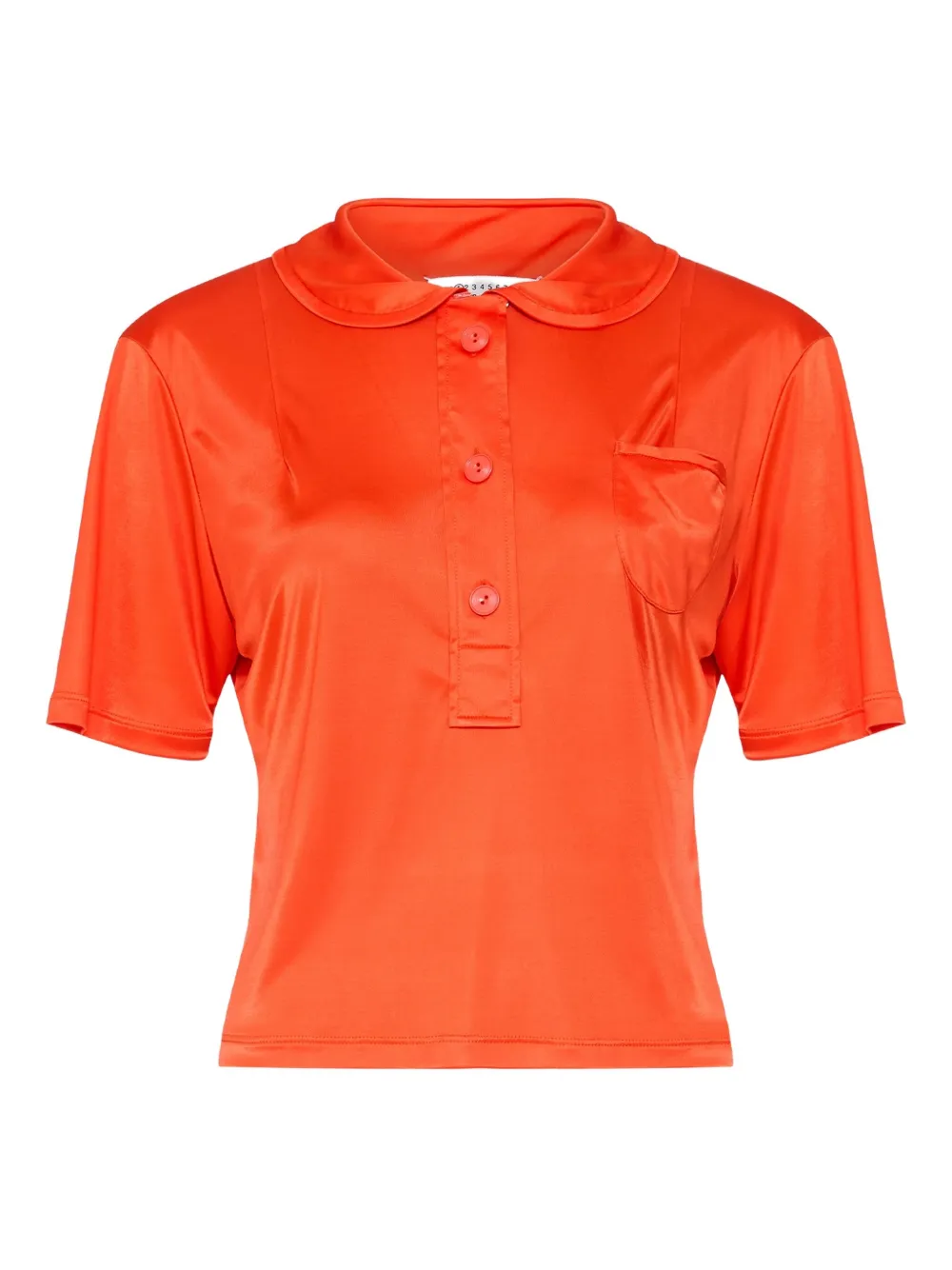 Атласная рубашка поло MAISON MARGIELA, оранжевый
Атласная рубашка поло MAISON MARGIELA, оранжевый