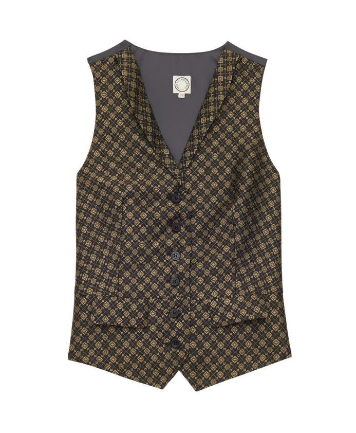 Жилет Робинзон Ines De La Fressange Paris, коричневый
Жилет Робинзон Ines De La Fressange Paris, коричневый