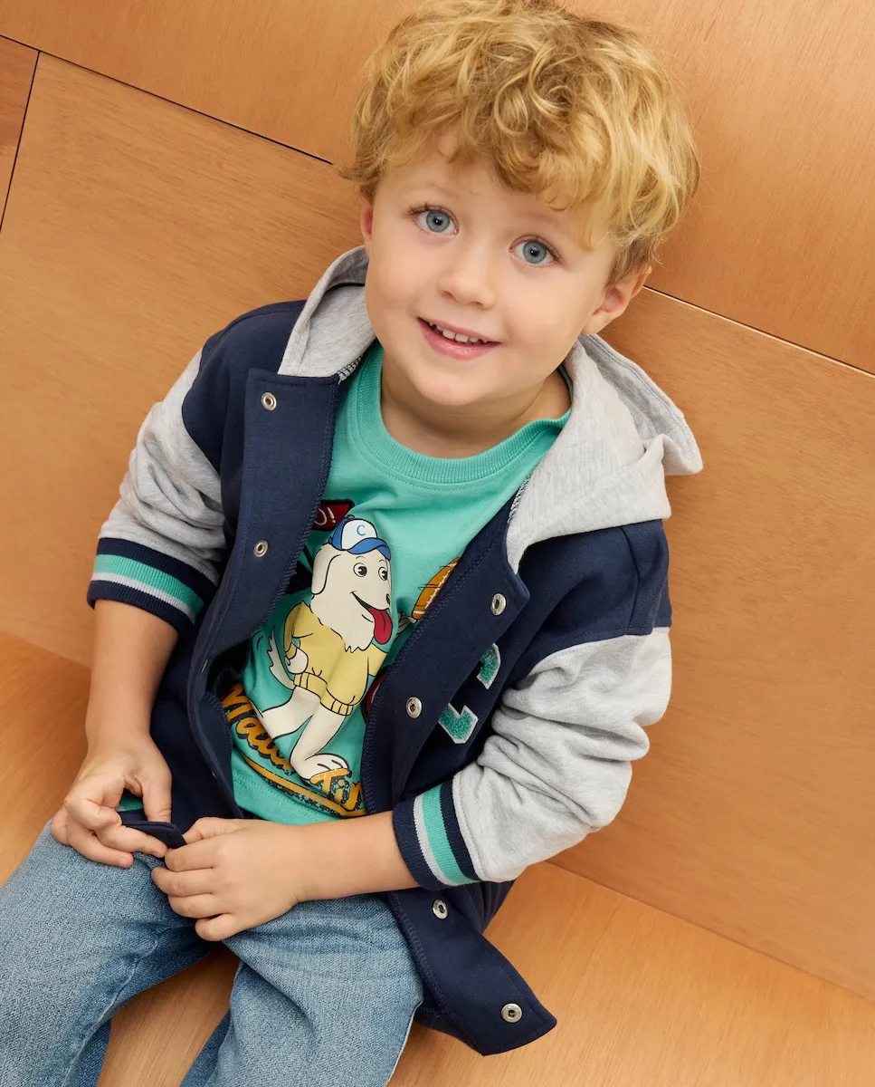 Детская бомберная толстовка с капюшоном Kids El Corte Inglés, синий
Детская бомберная толстовка с капюшоном Kids El Corte Inglés, синий