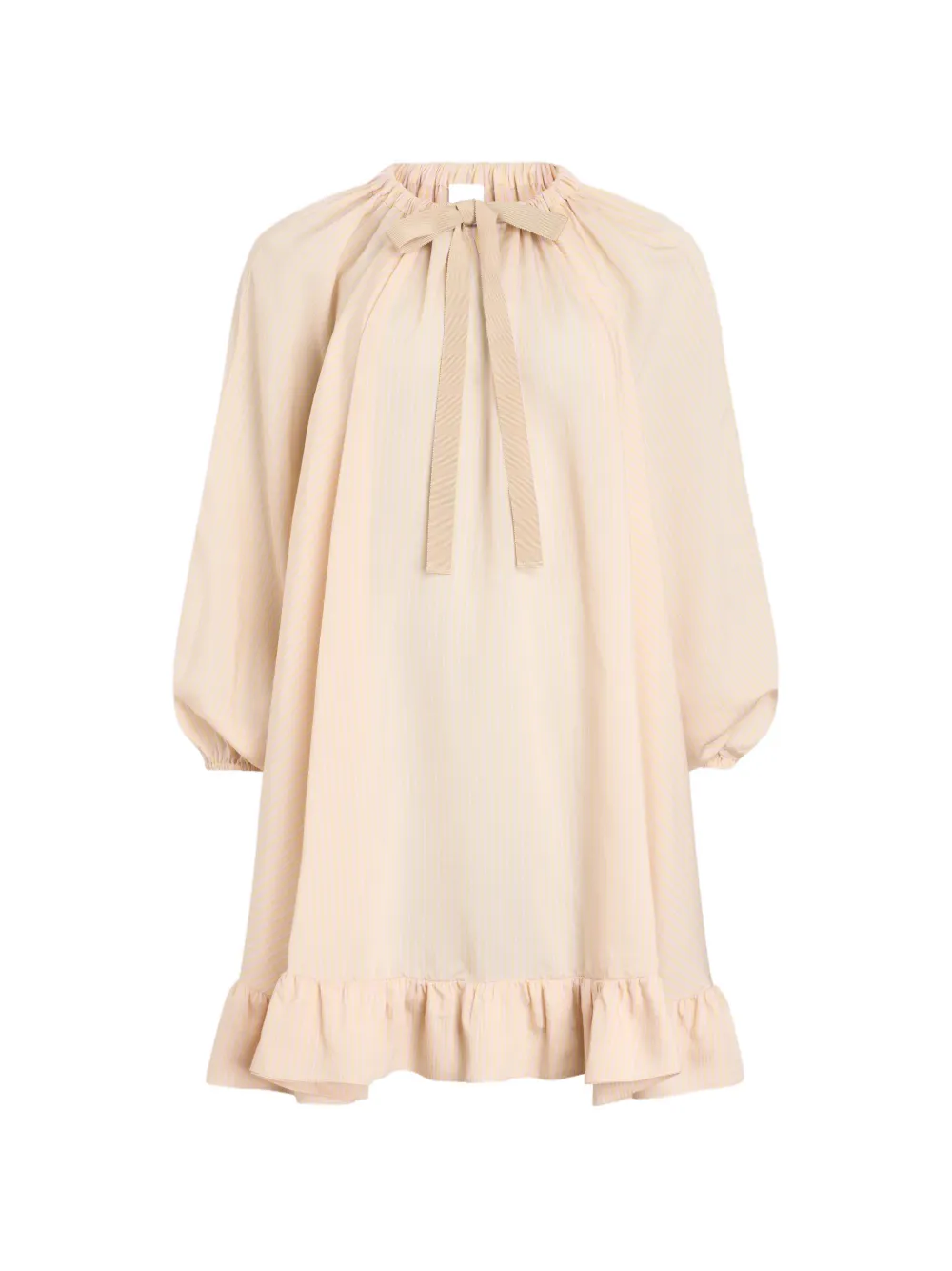 Полосатое платье мини с V-образным вырезом Patou, бежевый
Полосатое платье мини с V-образным вырезом Patou, бежевый