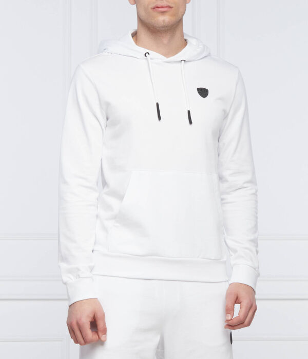 Толстовка мужская Ea7 хлопковая, белый 
Толстовка мужская Ea7 хлопковая, белый