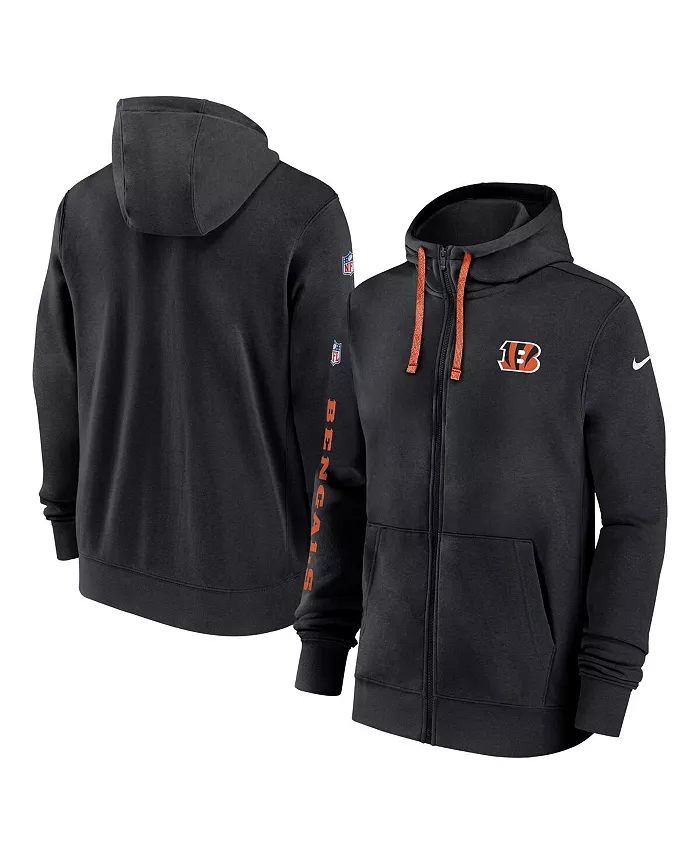 Мужская черная толстовка с молнией Cincinnati Bengals 2024 Sideline Club Nike
Мужская черная толстовка с молнией Cincinnati Bengals 2024 Sideline Club Nike