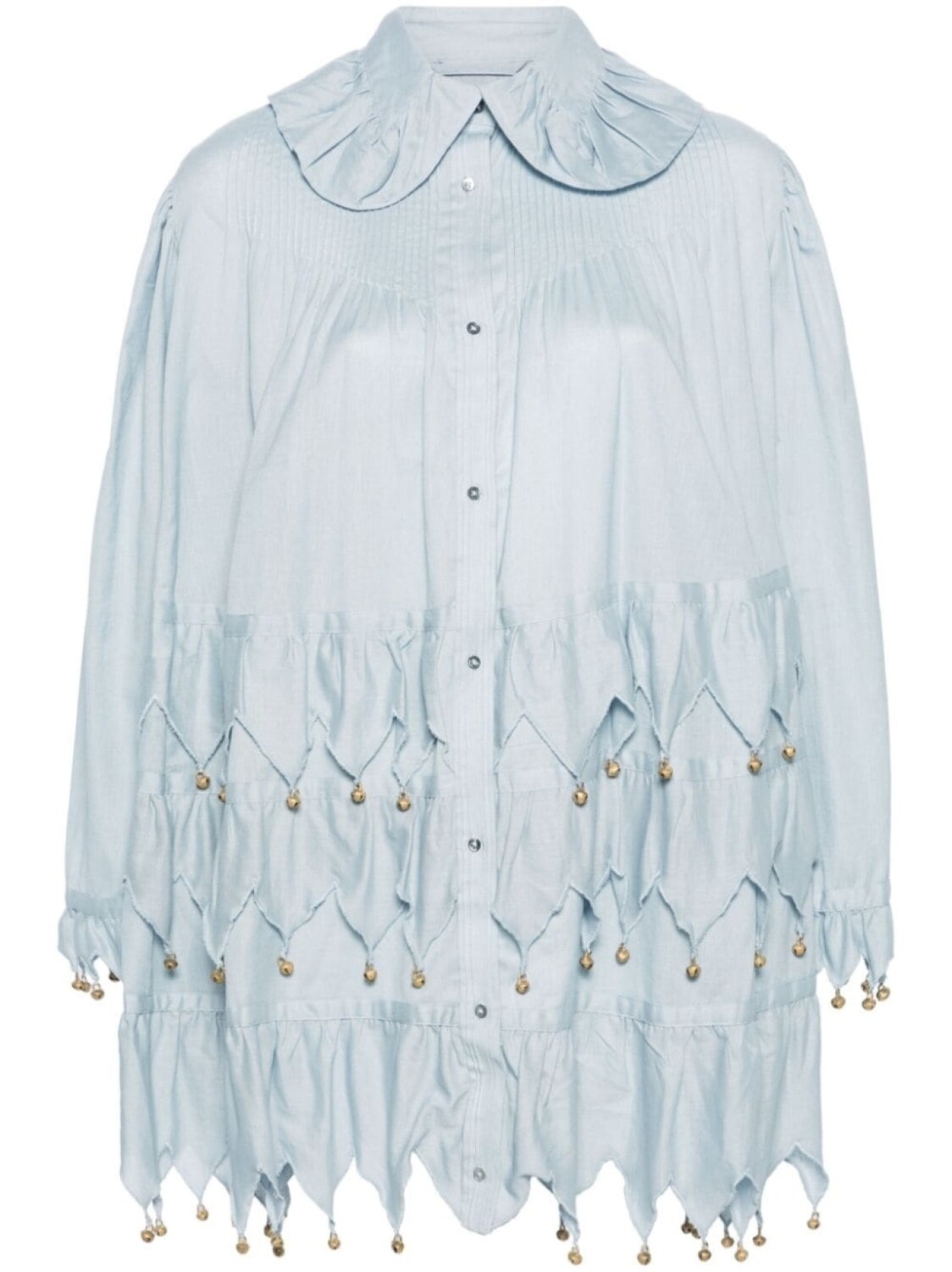 BODE льняное платье мини Carillon Petaluma, синий
BODE льняное платье мини Carillon Petaluma, синий