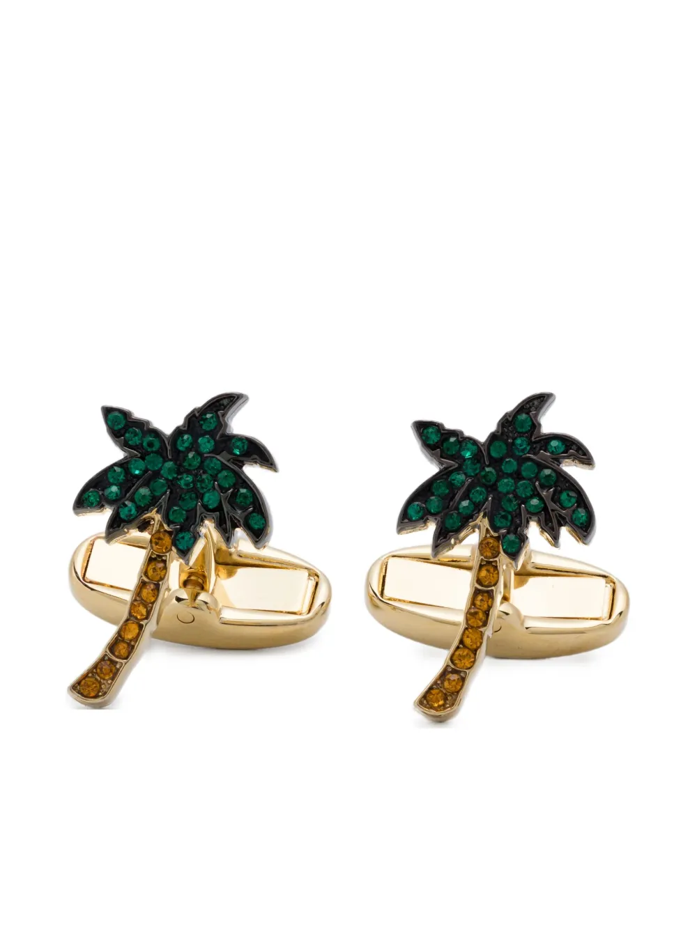 Запонки из латуни в форме пальмы Paul Smith, желтый
Запонки из латуни в форме пальмы Paul Smith, желтый