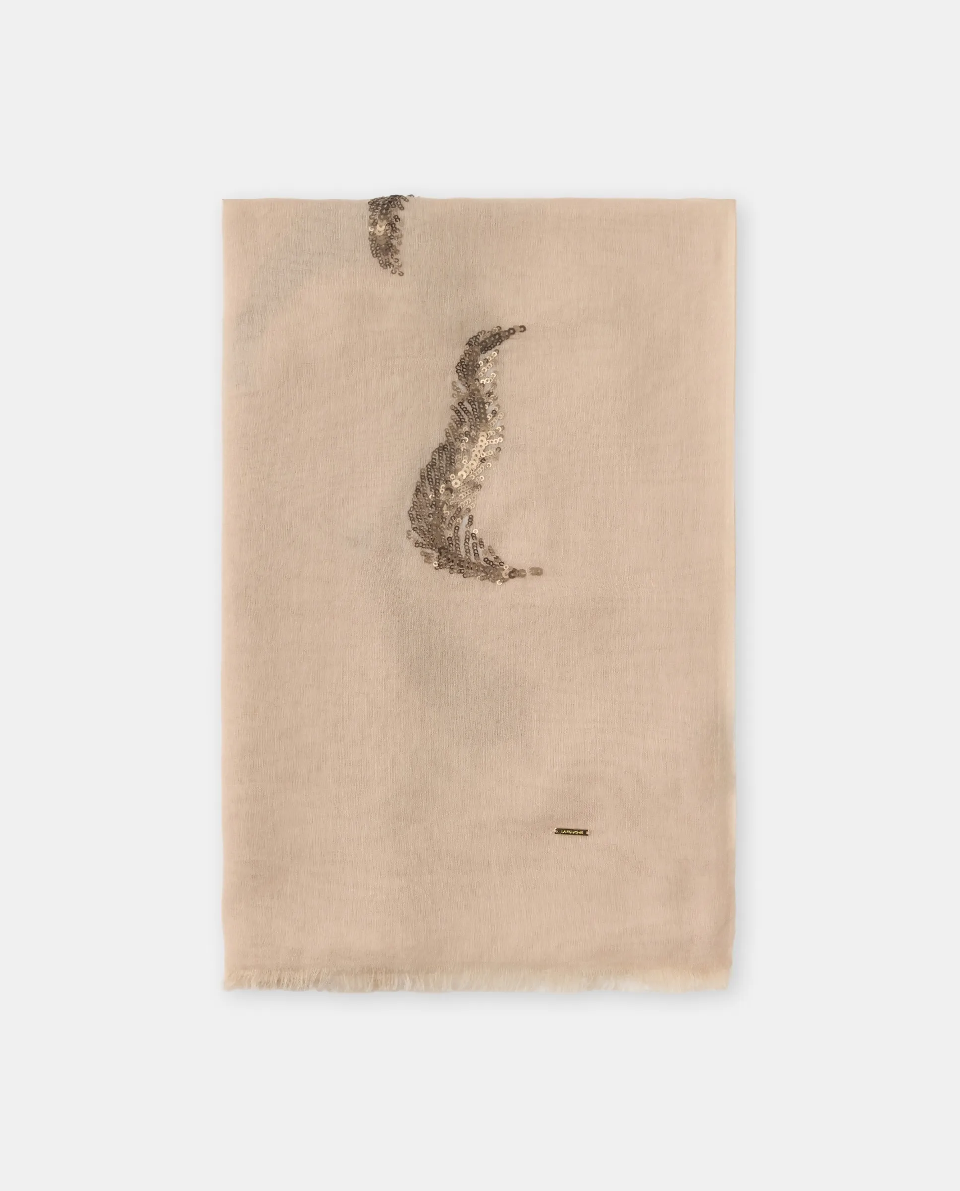 Шарф с вышивкой пайетками Latouche, песочный
Шарф с вышивкой пайетками Latouche, песочный