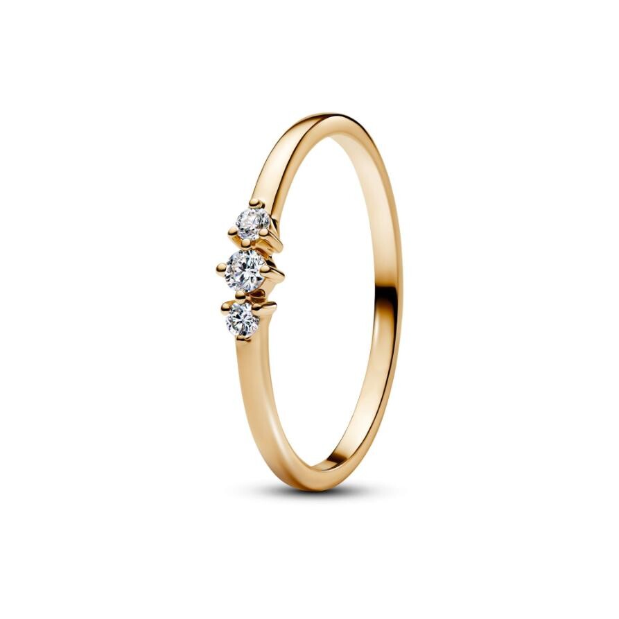 Кольцо Pandora Era Lab-grown Diamond Triple Stone Ring 0.09 carat tw 14k Gold, золото
Кольцо Pandora Era Lab-grown Diamond Triple Stone Ring 0.09 carat tw 14k Gold, золото