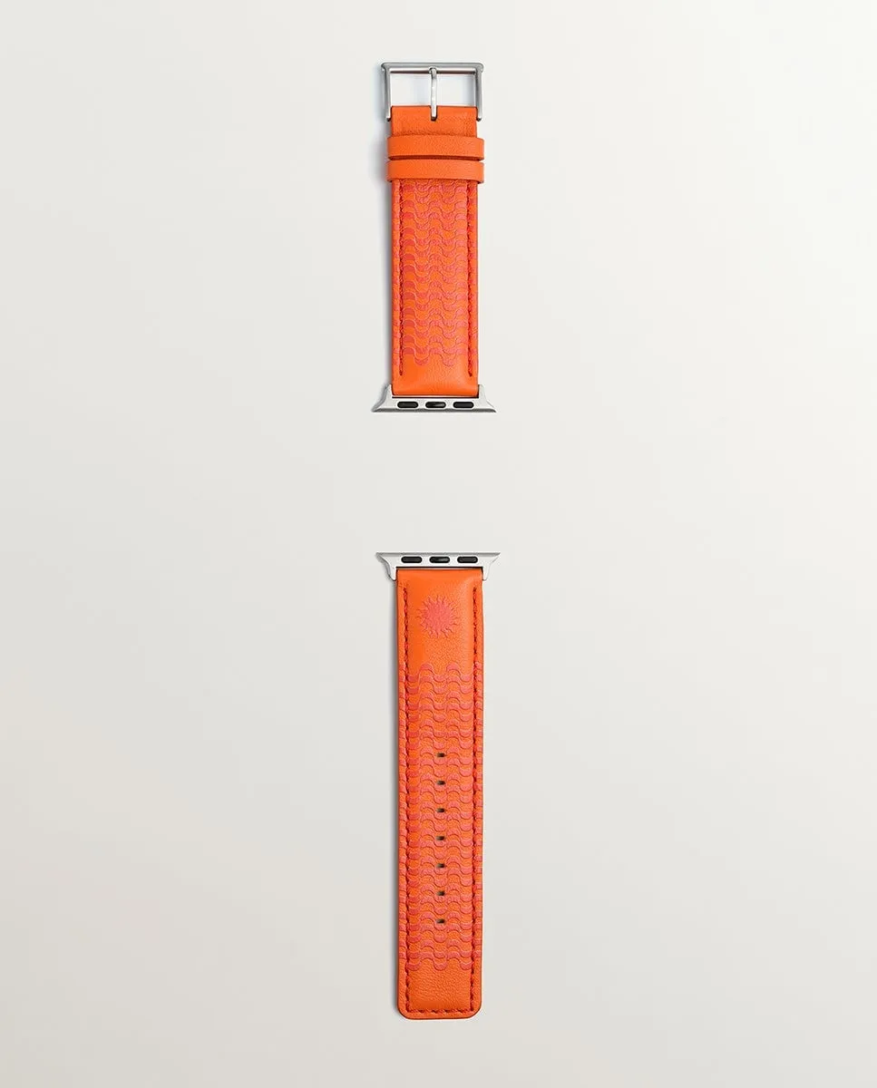 Ремешок для Apple Watch из оранжевой кожи с принтом солнца Aristocrazy, оранжевый
Ремешок для Apple Watch из оранжевой кожи с принтом солнца Aristocrazy, оранжевый