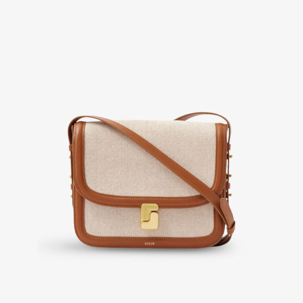 Сумка Soeur Bellissima Maxi, серый / коричневый
Сумка Soeur Bellissima Maxi, серый / коричневый