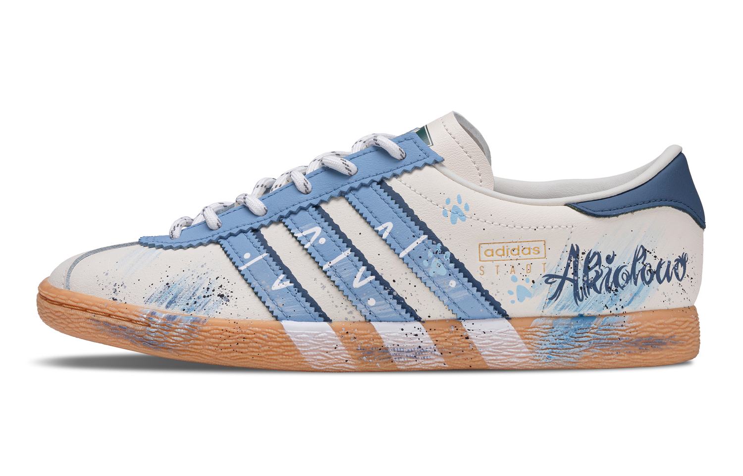 Stadt Ice Blue Icing Sugar German Army Trainers Unisex Adidas Originals, бежевый/синий
Stadt Ice Blue Icing Sugar German Army Trainers Unisex Adidas Originals, бежевый/синий