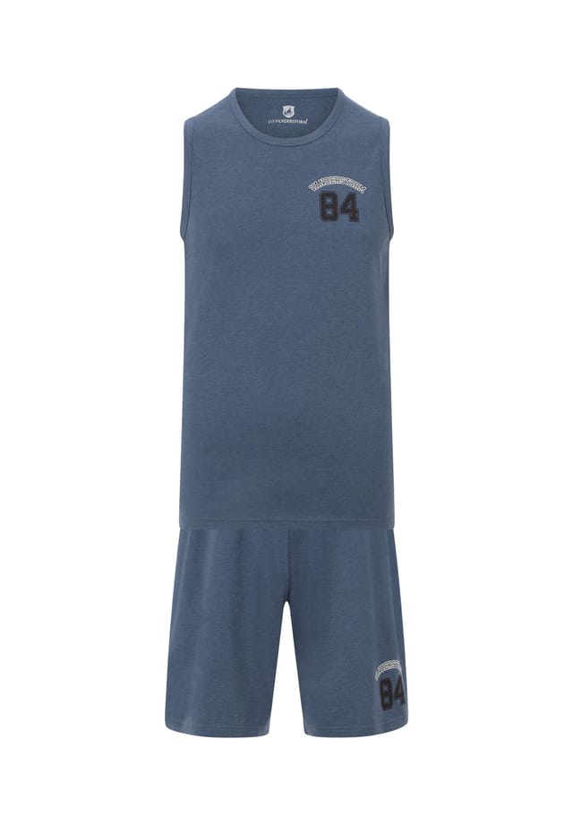 Короткая пижама Ландогар Jan Vanderstorm, синий
Короткая пижама Ландогар Jan Vanderstorm, синий