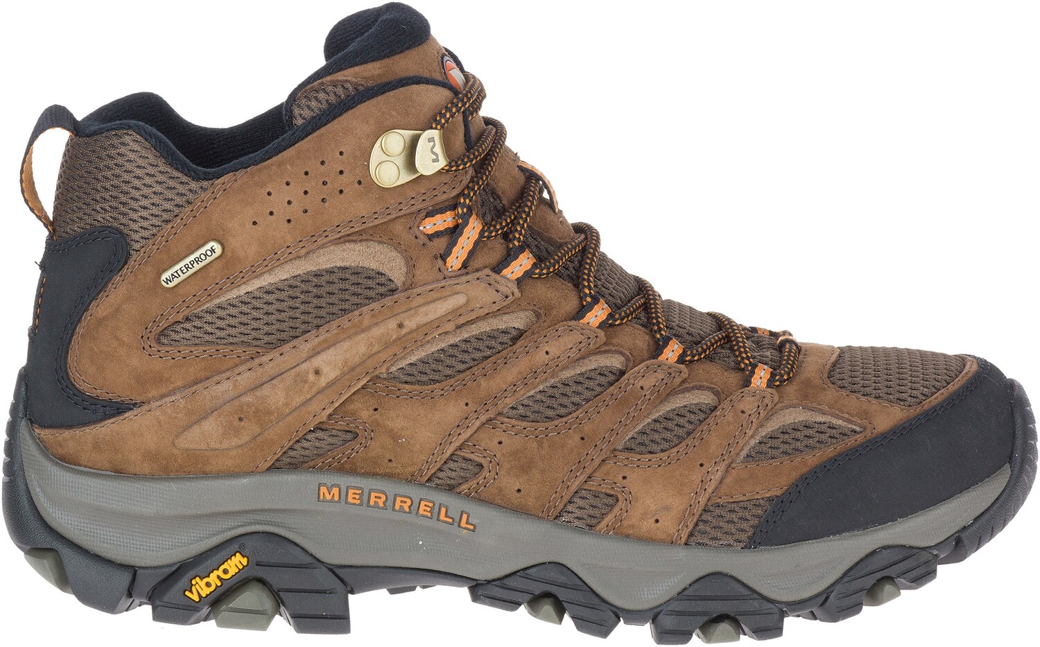 Мужские походные ботинки Moab 3 Mid водонепроницаемые Merrell, коричневый
Мужские походные ботинки Moab 3 Mid водонепроницаемые Merrell, коричневый