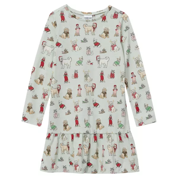 Ночная рубашка из джерси с длинными рукавами для девочек 2–16 лет Lands' End, мультиколор
Ночная рубашка из джерси с длинными рукавами для девочек 2–16 лет Lands' End, мультиколор