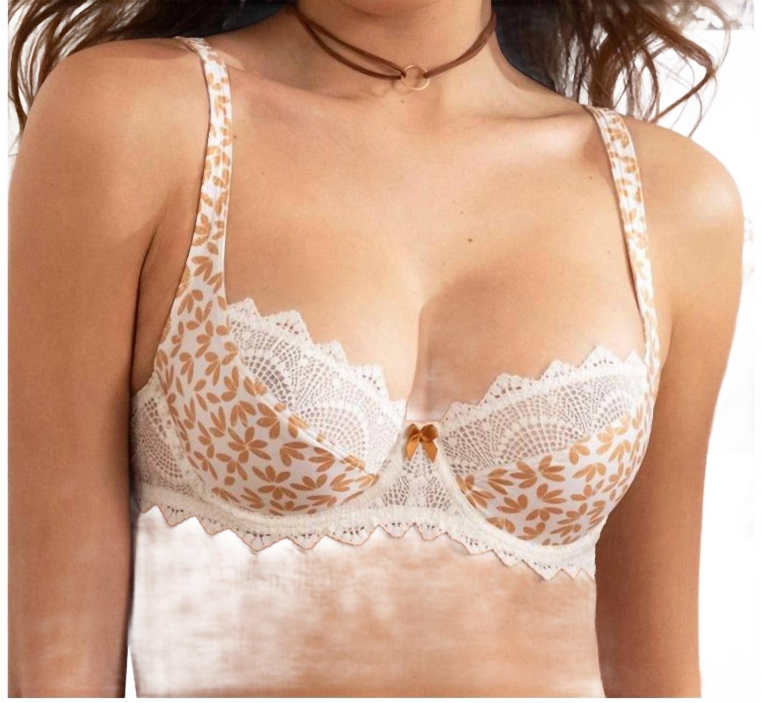 Вязаный бюстгальтер-тюльпан цвета Camel Boheme Antigel Boudoir de Filles
Вязаный бюстгальтер-тюльпан цвета Camel Boheme Antigel Boudoir de Filles