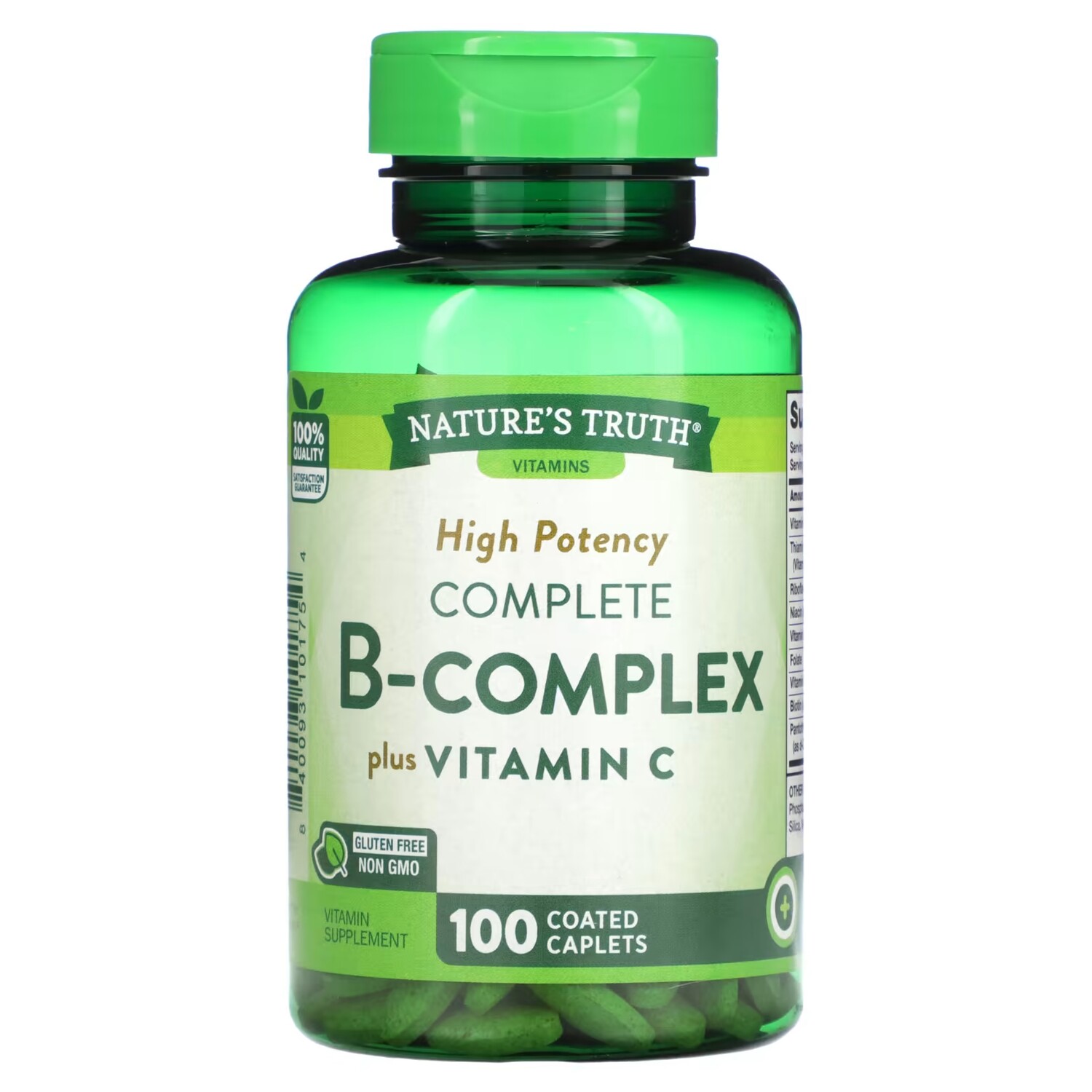 Витаминный комплекс Nature's Truth High Potency группы B и C, 100 капсул в оболочке 
Витаминный комплекс Nature's Truth High Potency группы B и C, 100 капсул в оболочке