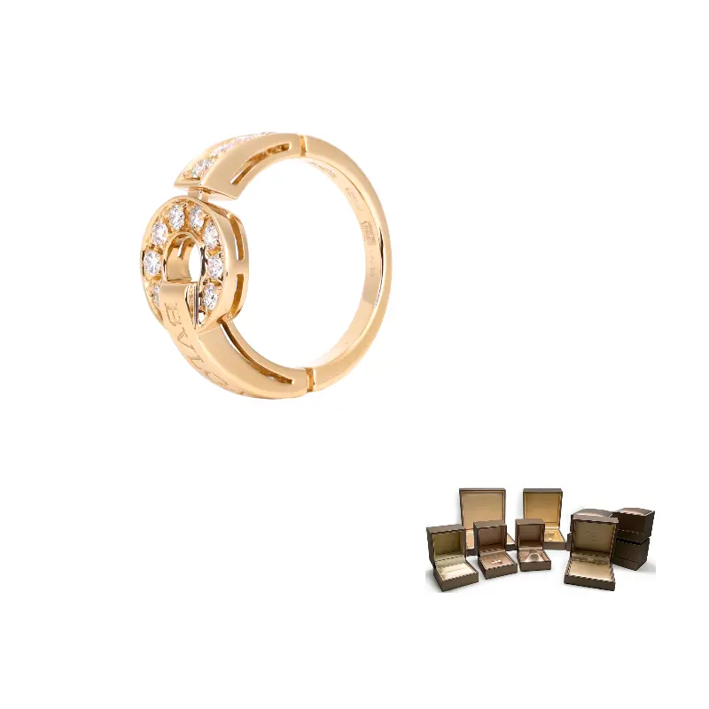 BVLGARI Кольцо из розового золота 18 карат с бриллиантами
BVLGARI Кольцо из розового золота 18 карат с бриллиантами