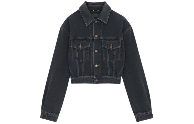 Куртка женская черная Saint Laurent, Черный, Куртка женская черная Saint Laurent 
Куртка женская черная Saint Laurent, Черный, Куртка женская черная Saint Laurent