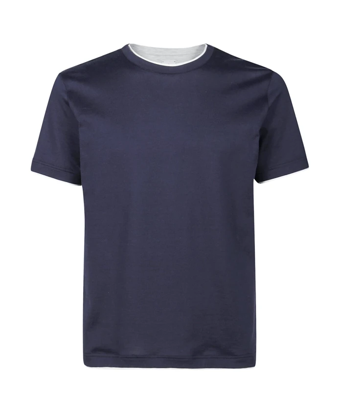 Футболка из хлопкового джерси с круглым вырезом Eleventy, синий
Футболка из хлопкового джерси с круглым вырезом Eleventy, синий