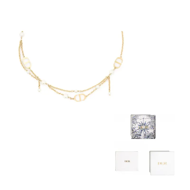 DIOR Колье из металла и смолы Women's Gold
DIOR Колье из металла и смолы Women's Gold