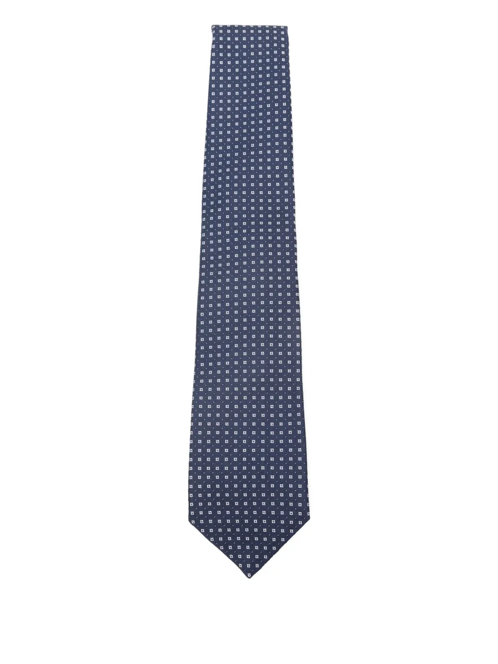 Шелковый галстук с узором Kiton, синий
Шелковый галстук с узором Kiton, синий