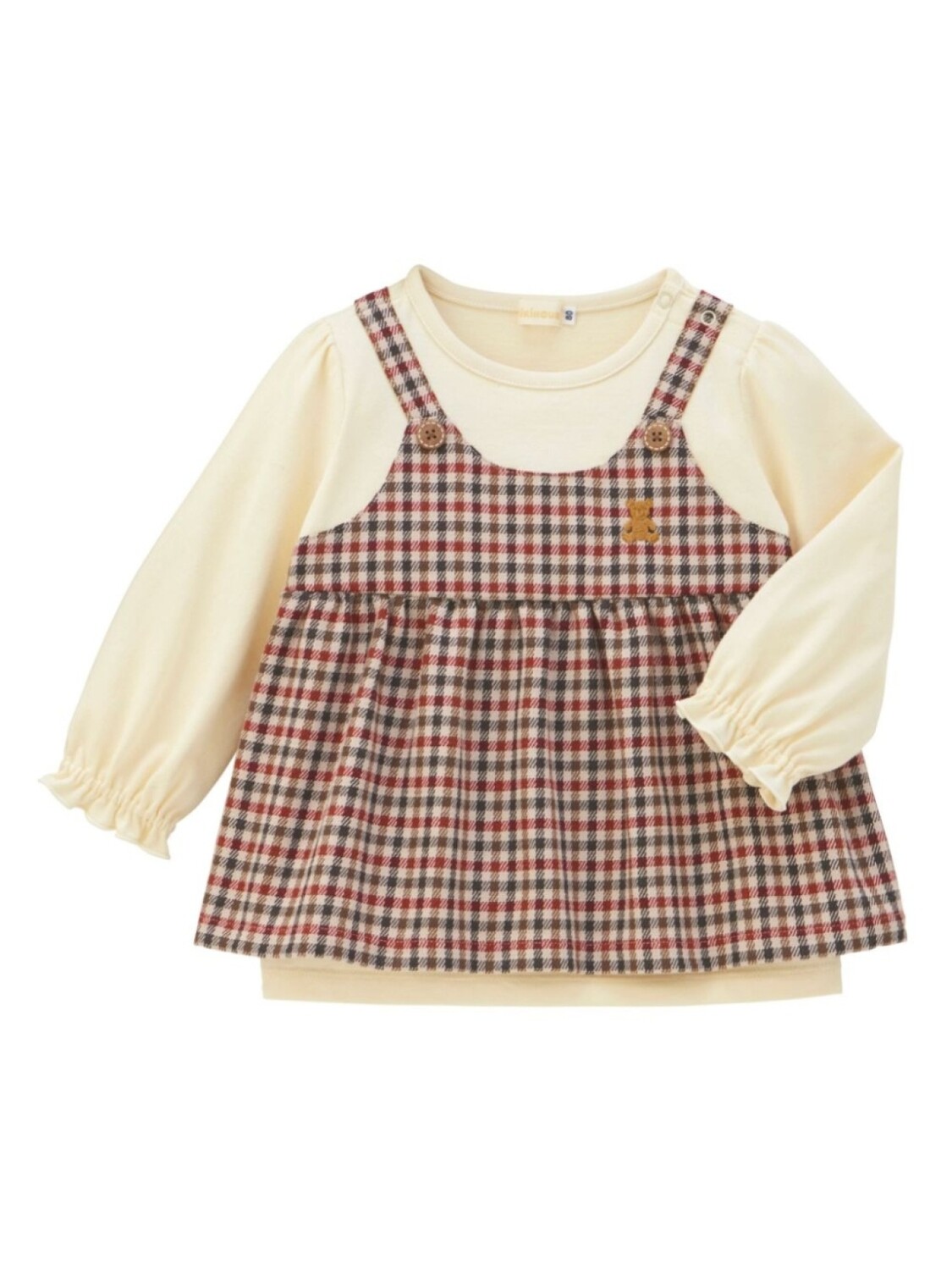 Многослойная блузка Miki House, белый
Многослойная блузка Miki House, белый