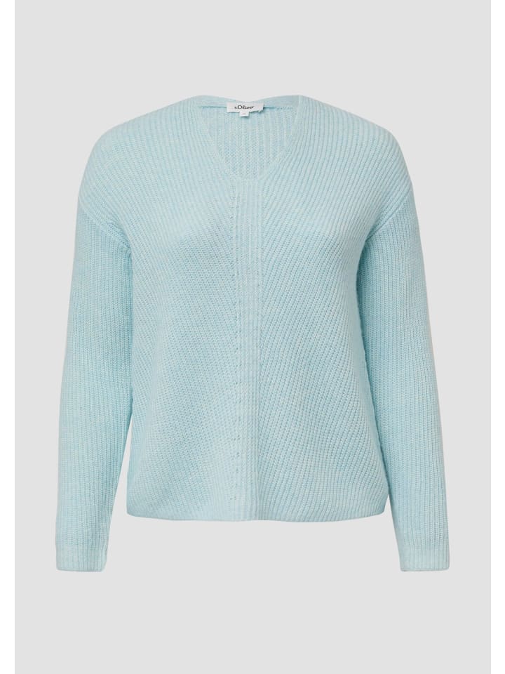 Вязаный свитер цвета 6439_светло-бирюзовый s.Oliver
Вязаный свитер цвета 6439_светло-бирюзовый s.Oliver