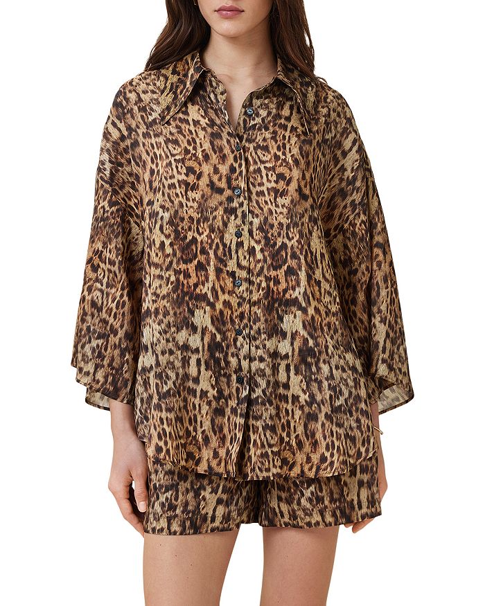 Чарли Рубашка из льна и шелка ALLSAINTS, мультиколор
Чарли Рубашка из льна и шелка ALLSAINTS, мультиколор