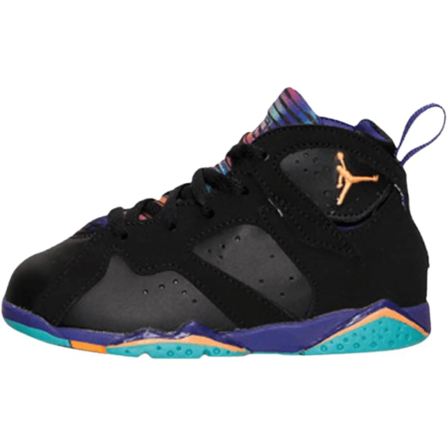 Air 7 High top детские ботинки для малышей Jordan, черный
Air 7 High top детские ботинки для малышей Jordan, черный