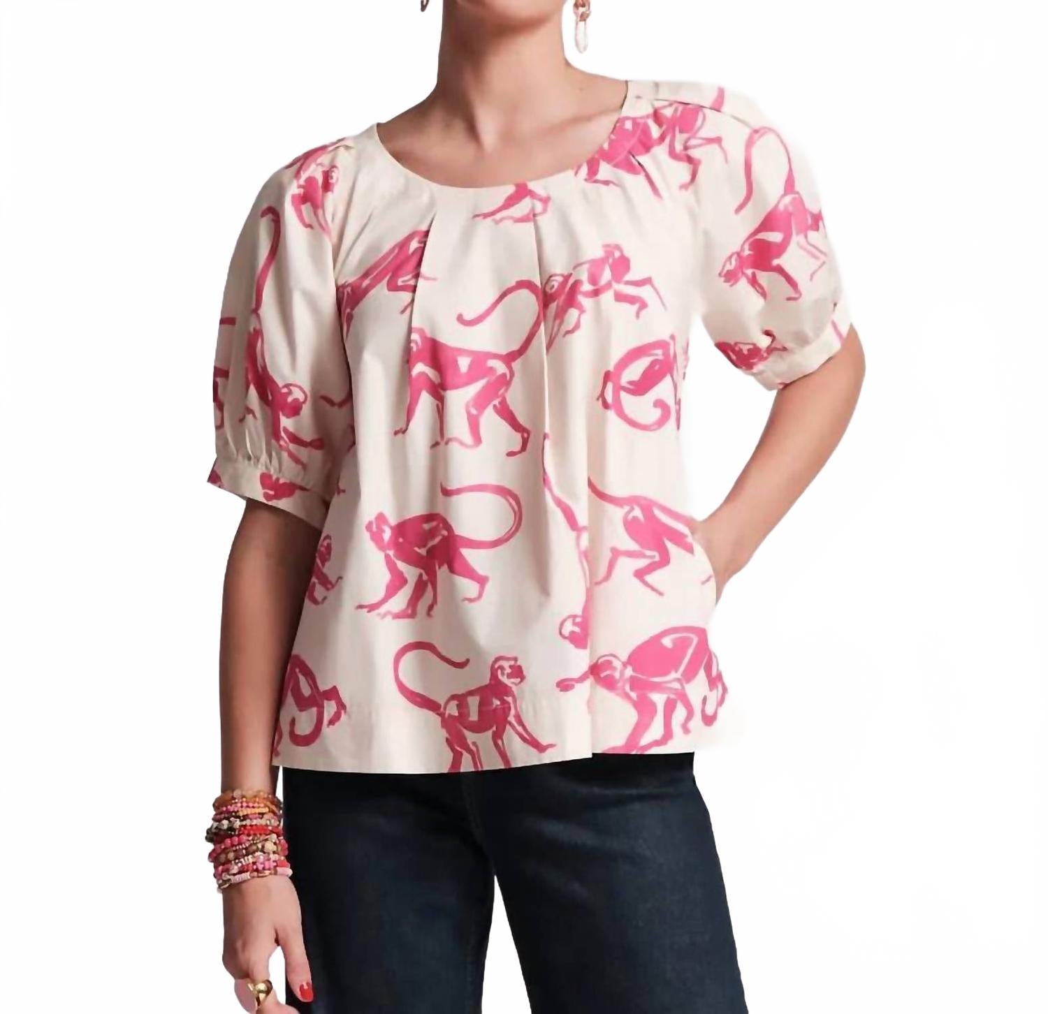 Блузка Zonda Cotton Poplin в цвете устрица/розовый Frances Valentine
Блузка Zonda Cotton Poplin в цвете устрица/розовый Frances Valentine