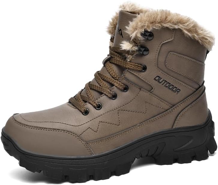 Мужские зимние ботинки AQURIZE с меховой подкладкой, теплые, шнуровка, повседневные, для улицы, противоскользящие, для холодной погоды, рабочие, для походов и треккинга, коричневый
Мужские зимние ботинки AQURIZE с меховой подкладкой, теплые, шнуровка, повседневные, для улицы, противоскользящие, для холодной погоды, рабочие, для походов и треккинга, коричневый