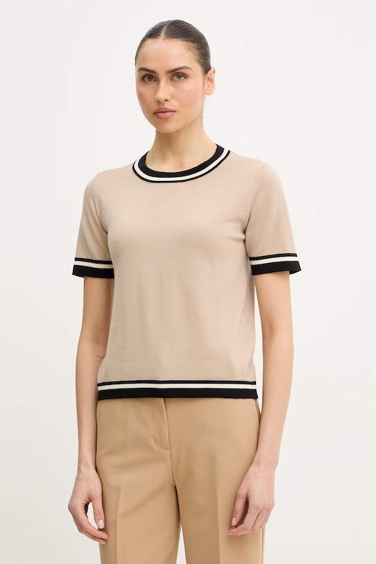 Шерстяная футболка mielina Luisa Spagnoli, бежевый
Шерстяная футболка mielina Luisa Spagnoli, бежевый
