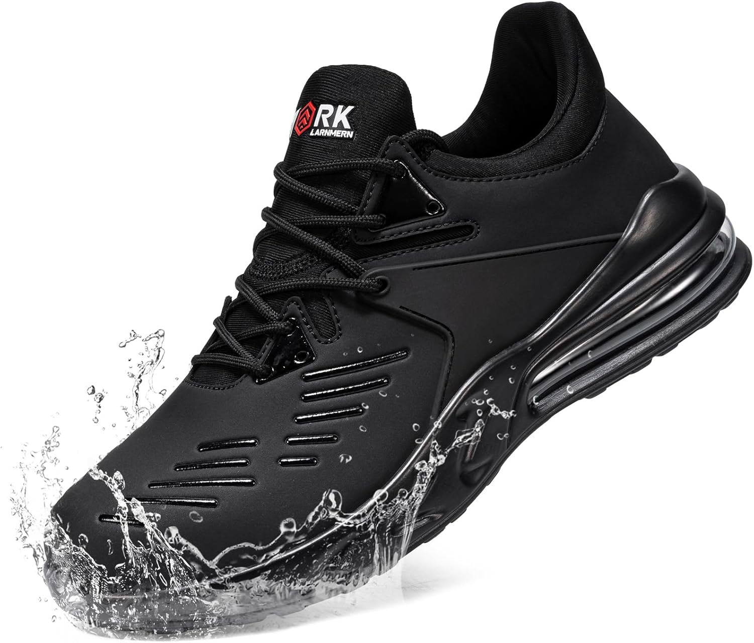 Мужские кроссовки LARNMERN с защищенным носком из стали, водонепроницаемые, противоскользящие, спортивные, прочные, легкие, комфортные, с водоотталкивающей и неразрушимой конструкцией, с воздушной амортизацией, черный
Мужские кроссовки LARNMERN с защищенным носком из стали, водонепроницаемые, противоскользящие, спортивные, прочные, легкие, комфортные, с водоотталкивающей и неразрушимой конструкцией, с воздушной амортизацией, черный
