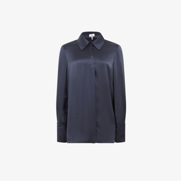 Рубашка Hailey с острым воротником Reiss, темно-синий
Рубашка Hailey с острым воротником Reiss, темно-синий