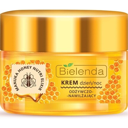 Manuka Honey Nutri Elixir Увлажняющий и питательный дневной/ночной крем, Bielenda
Manuka Honey Nutri Elixir Увлажняющий и питательный дневной/ночной крем, Bielenda