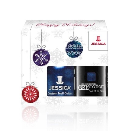 Зимний набор лаков для ногтей Custom Colors Light Up The Sky - 148 мл и 15 мл Jessica
Зимний набор лаков для ногтей Custom Colors Light Up The Sky - 148 мл и 15 мл Jessica