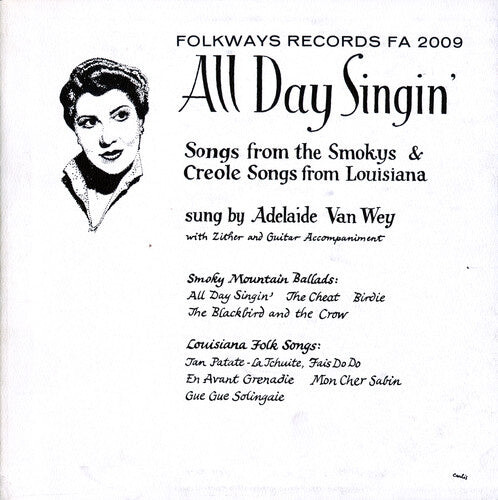 CD диск Van Wey, Adelaide: All Day Singin: Louisiana Smoky Mountain Ballads
CD диск Van Wey, Adelaide: All Day Singin: Louisiana Smoky Mountain Ballads