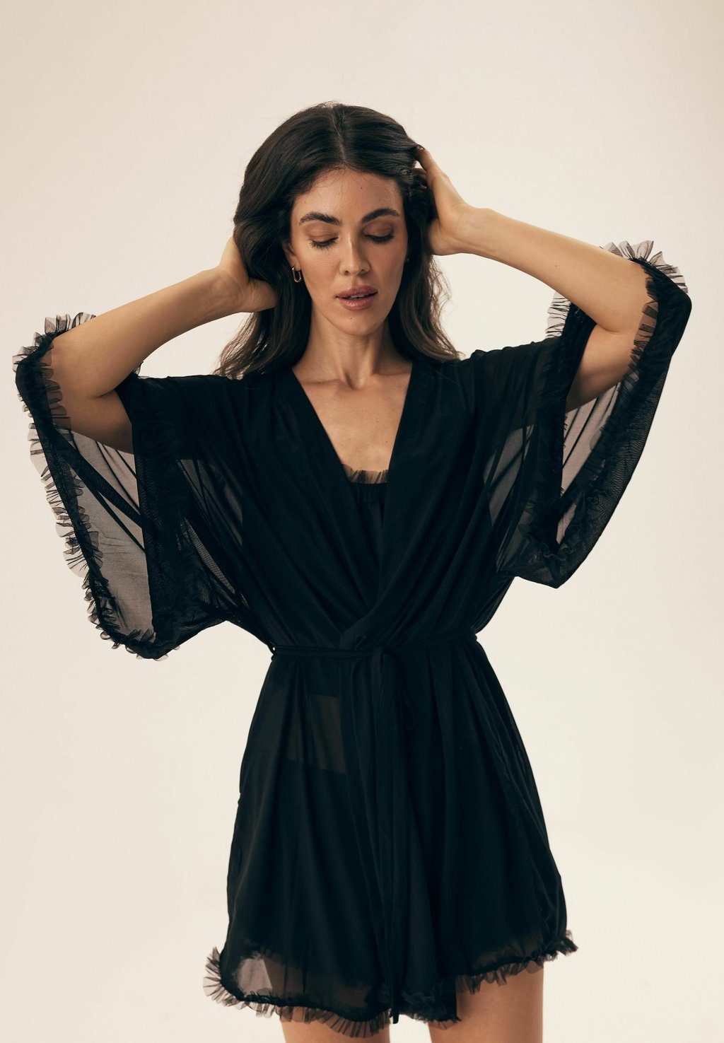 Халат BILLIE ESOTIQ, черный
Халат BILLIE ESOTIQ, черный