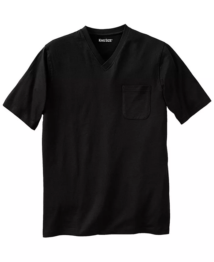 Футболка с V-образным вырезом и карманом Big & Tall, легкая, не садится после стирки KingSize, черный
Футболка с V-образным вырезом и карманом Big & Tall, легкая, не садится после стирки KingSize, черный