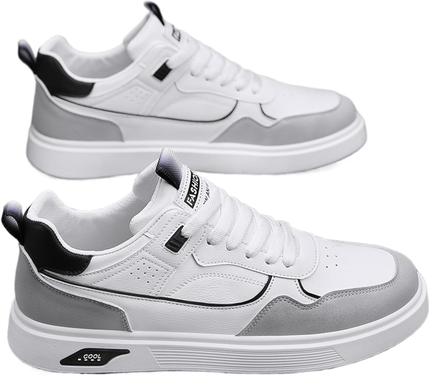 Мужские повседневные кожаные кроссовки с шнуровкой, водоотталкивающие туфли, удобная обувь для ежедневной ходьбы Azttoztto, белый
Мужские повседневные кожаные кроссовки с шнуровкой, водоотталкивающие туфли, удобная обувь для ежедневной ходьбы Azttoztto, белый