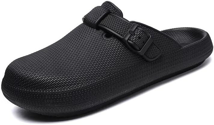 Сабо Ginjang - легкие, дышащие, водонепроницаемые садовые туфли и тапочки из ЭВА для мужчин и женщин, противоскользящие, быстро сохнущие, черный
Сабо Ginjang - легкие, дышащие, водонепроницаемые садовые туфли и тапочки из ЭВА для мужчин и женщин, противоскользящие, быстро сохнущие, черный