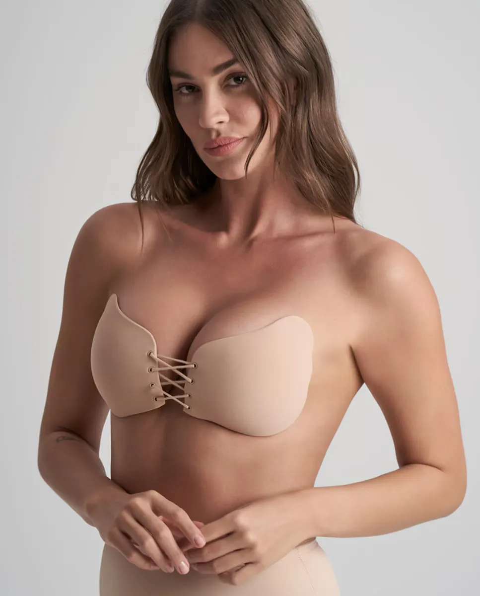 Регулируемый клейкий бюстгальтер Bye Bra, бежевый 
Регулируемый клейкий бюстгальтер Bye Bra, бежевый