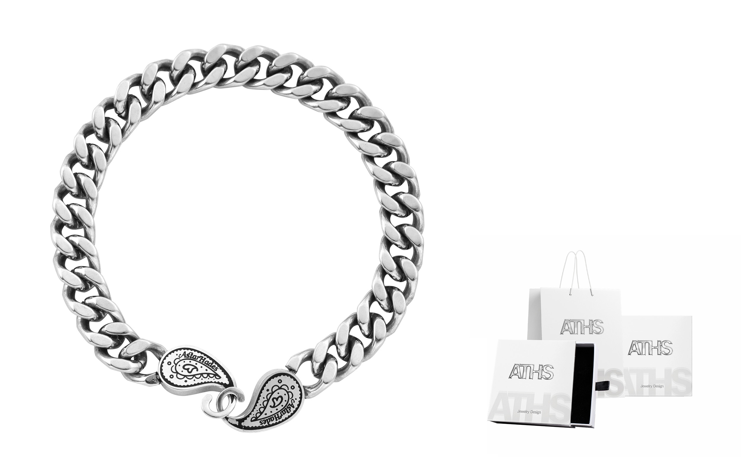 Титановый стальной пэчворк браслет unisex ASTAR HADES, Size L West Coast Cashew Flower Bracelet
Титановый стальной пэчворк браслет unisex ASTAR HADES, Size L West Coast Cashew Flower Bracelet