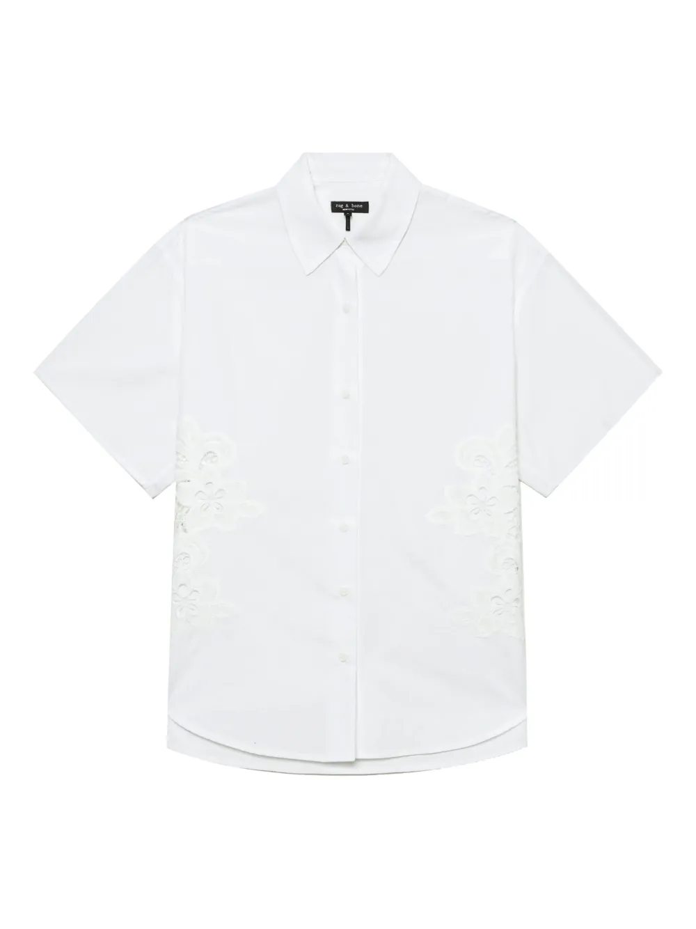 Рубашка с цветочным кружевом rag & bone, белый
Рубашка с цветочным кружевом rag & bone, белый