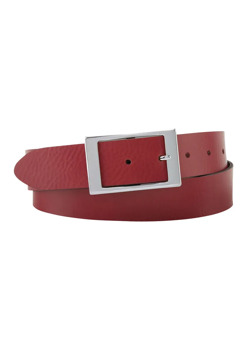 Кожаный ремень BERND GÖTZ с стильной прямоугольной застежкой, красный
Кожаный ремень BERND GÖTZ с стильной прямоугольной застежкой, красный