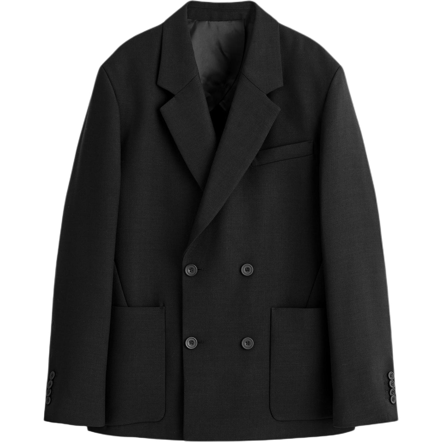 COS Мужской черный деловой костюм, Black
COS Мужской черный деловой костюм, Black