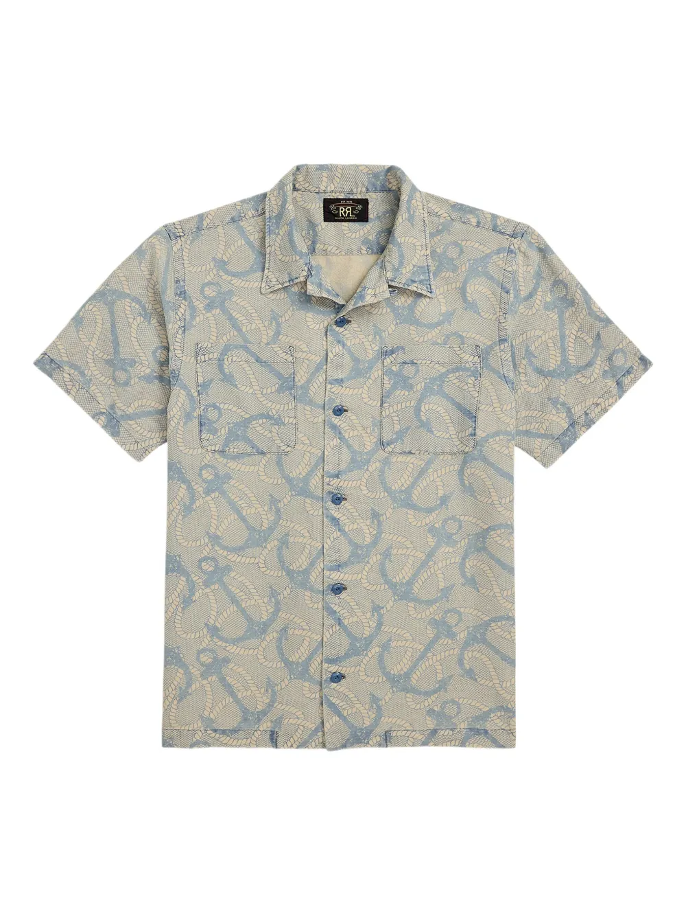 Рубашка с короткими рукавами и принтом Ralph Lauren RRL, нейтральный
Рубашка с короткими рукавами и принтом Ralph Lauren RRL, нейтральный