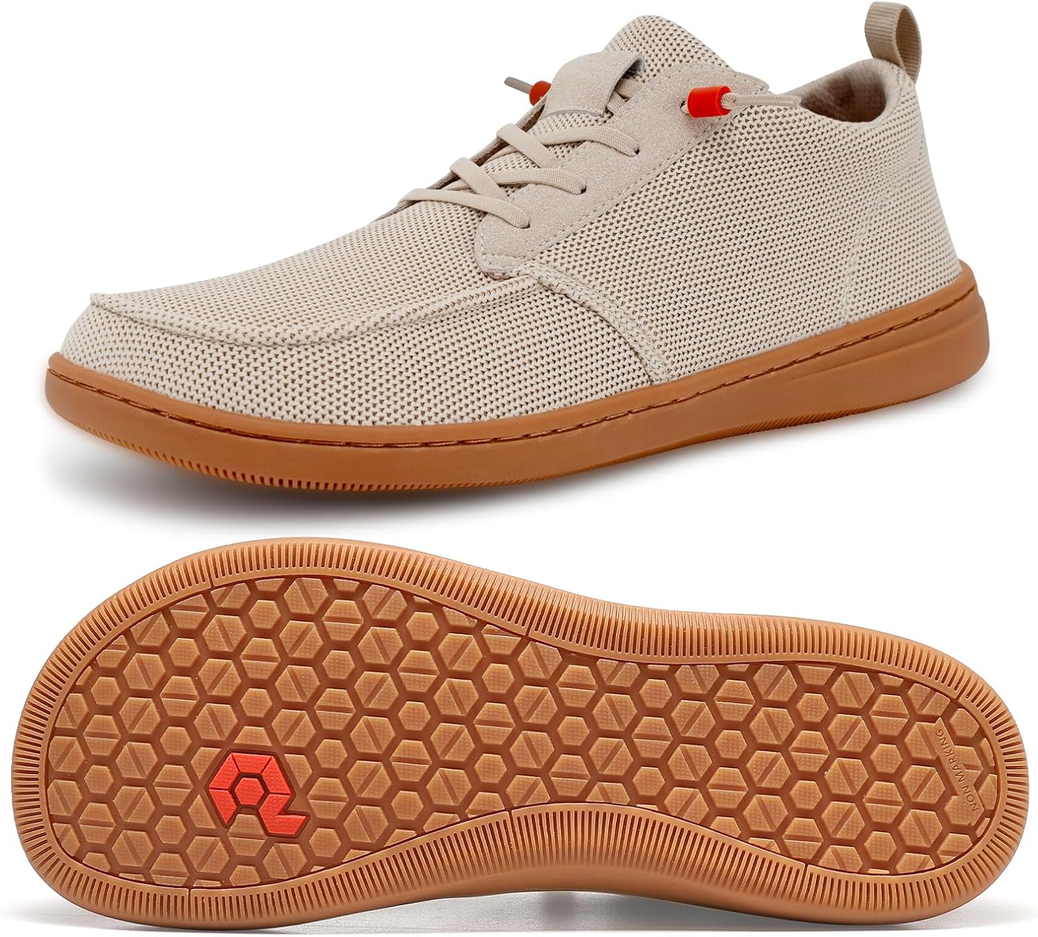 Мужские босоногообразные туфли с широкой носочной частью - минималистичные босоногообразные туфли с подошвой без подъема, сверхширокие слипоны для ходьбы для мужчин Pulltop, бежевый
Мужские босоногообразные туфли с широкой носочной частью - минималистичные босоногообразные туфли с подошвой без подъема, сверхширокие слипоны для ходьбы для мужчин Pulltop, бежевый