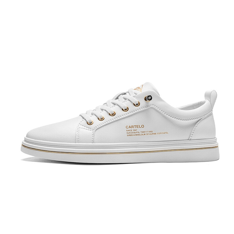 Кеды мужские, обувь для скейтбординга низкая Cartelo, белый 
Кеды мужские, обувь для скейтбординга низкая Cartelo, белый