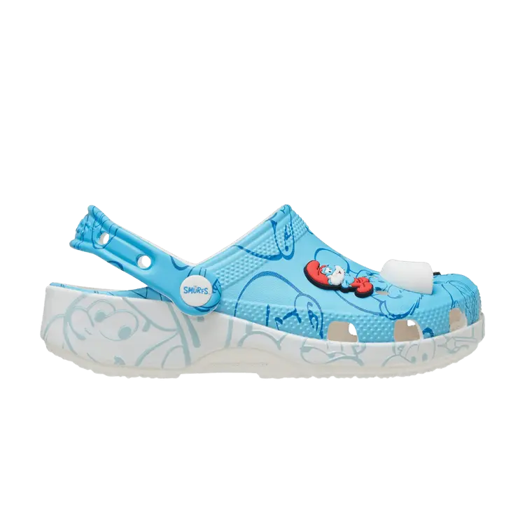 Кроссовки Crocs The Smurfs x Classic Clog Kids 'Allover Print', синий
Кроссовки Crocs The Smurfs x Classic Clog Kids 'Allover Print', синий