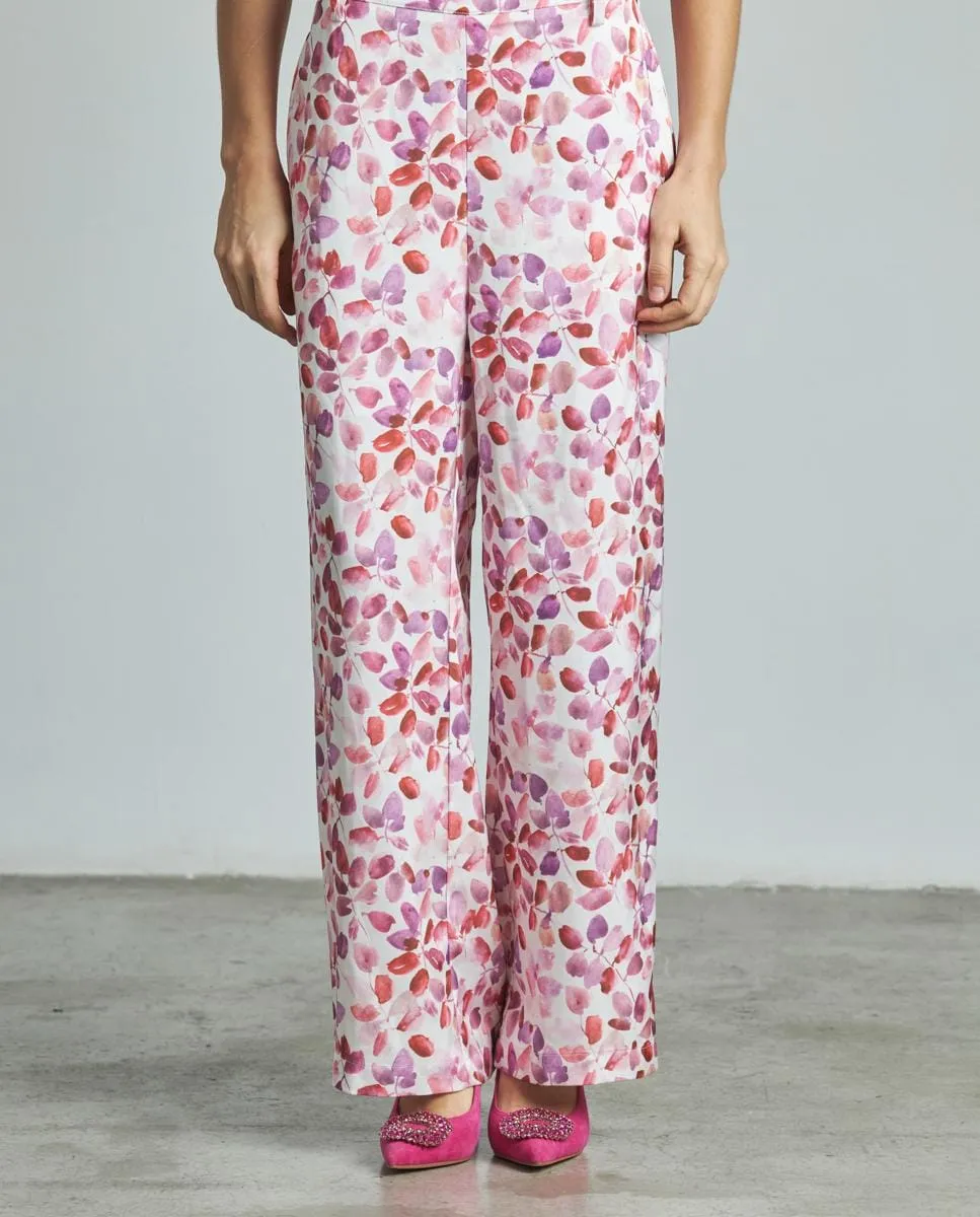 Женские брюки прямого кроя с высокой талией и набивным рисунком Alma en Pena, розовый
Женские брюки прямого кроя с высокой талией и набивным рисунком Alma en Pena, розовый