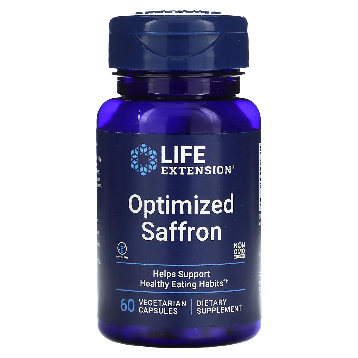 Life Extension Optimized Saffron with Satiereal 60 Vegetarian Capsules
Life Extension Optimized Saffron with Satiereal 60 Vegetarian Capsules